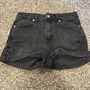 black wild fable denim shorts (size 0/25R)